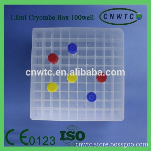 100-well Cryovial Tube Box